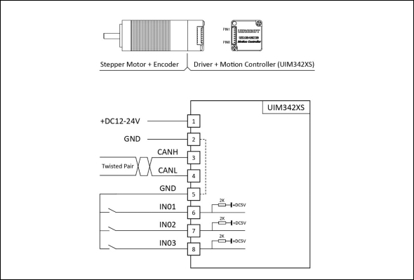 UIM342XS Wiring Diagram